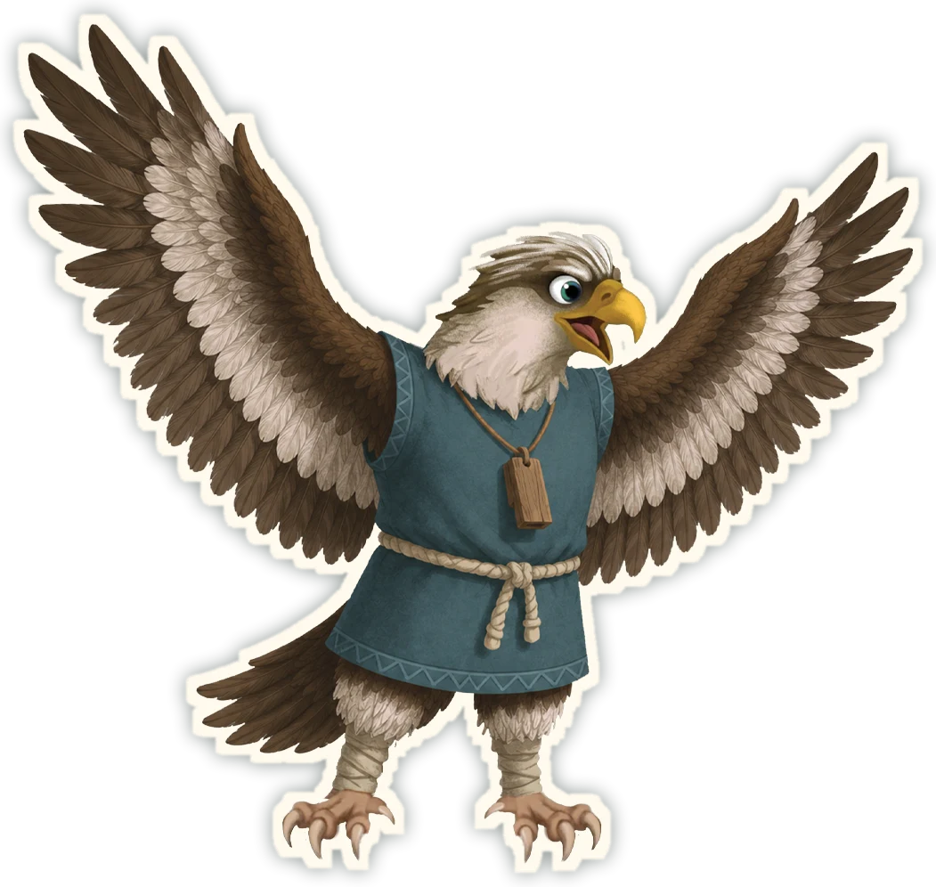 Coach Talon the eagle