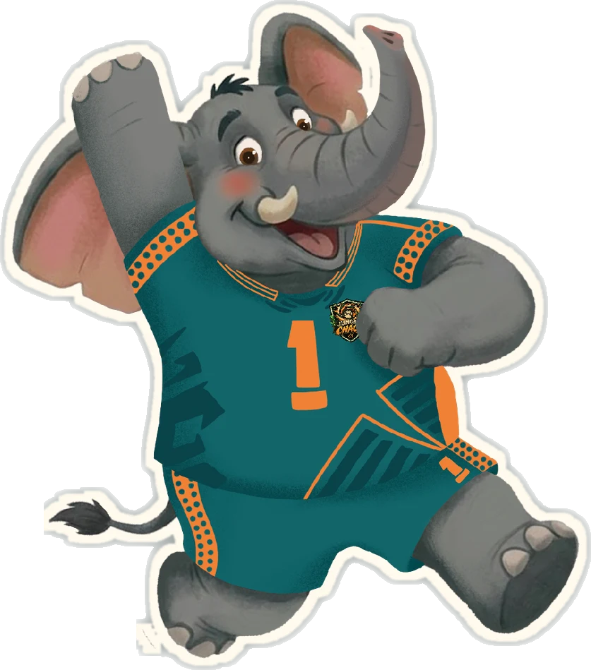 Atlas the elephant, goalkeeper number 1