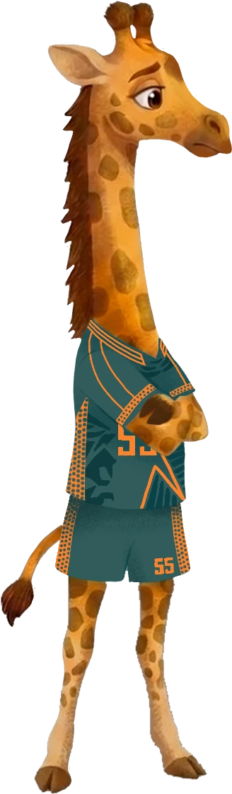 Toffee the giraffe, defender number 55